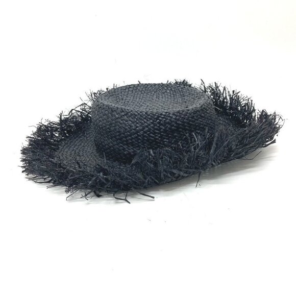 DOLCE&GABBANA straw hat hat hat Raffia Black main image 8